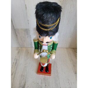 Unique 15"‎ nutcracker drummer glitter wooden home decor Xmas